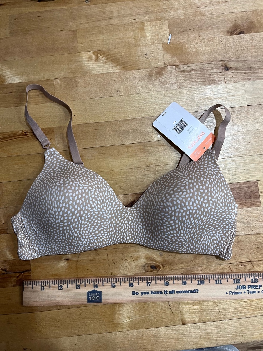 Warners 34B Wireless, Slightly Lined Bra.